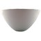 Large White Metal and White Enamel Krenit Bowl by Herbert Krenchel, 1970s 1