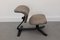 Vintage Norwegian Armchair and Footrest from Stokke, 1970s, Set of 2, Image 14