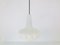 German White Opal Hanging Lamp from Peill & Putzler, 1970s, Image 5