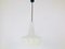 Lámpara colgante alemana de ópalo blanco de Peill & Putzler, años 70, Imagen 2