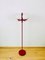 Red and White 5-Arm Space Age Floor Lamp Attributed to Kaiser, 1960s, Image 2