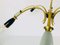 Large Brass 8-Arm Sputnik Chandelier, 1950s, Image 10