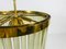Kronleuchter aus vergoldetem Messing & Kristallglas von Christoph Palme, 1960er 9