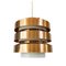 Copper and Metal Pendant Lamp from GDR, 1960s 1