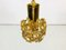 Lámpara de araña alemana de latón dorado y cristal de Palwa, años 70, Imagen 6
