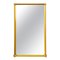 Italian Rectangular Brass Wall Mirror, 1960s 1