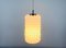 German White Opaline Glass Ceiling Lamp from Peill & Putzler, 1970s 2