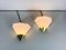 Mid-Century German Brass and Opaline Glass Wall Lamps from Limburg, 1970s, Set of 2 7