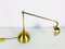 German Brass Table Lamp from Sölken Leuchten, 1970s 4