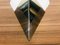 Applique Murale Triangle en Verre Givré de Kalmar, Autriche, 1960s 5