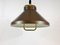 Brown Metal and Brass Pendant Lamp by Jo Hammerborg for Fog and Morup, 1970s 3