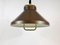 Brown Metal and Brass Pendant Lamp by Jo Hammerborg for Fog and Morup, 1970s, Image 3