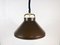 Brown Metal and Brass Pendant Lamp by Jo Hammerborg for Fog and Morup, 1970s 4