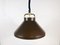 Brown Metal and Brass Pendant Lamp by Jo Hammerborg for Fog and Morup, 1970s, Image 4