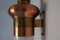 Mid-Century Acrylic Glass & Bronze Sconce, Image 2