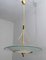 Mid-Century Brass and Glass Church Chandelier by Pietro Chiesa for Fontana Arte, 1940s, Image 9