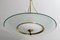 Mid-Century Brass and Glass Church Chandelier by Pietro Chiesa for Fontana Arte, 1940s 11