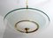 Mid-Century Brass and Glass Church Chandelier by Pietro Chiesa for Fontana Arte, 1940s, Image 8