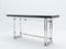 Large Italian Black Lacquered & Chrome Modular Console Table by Artelano, 1970s 9