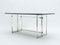 Large Italian Black Lacquered & Chrome Modular Console Table by Artelano, 1970s 10