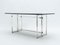 Large Italian Black Lacquered & Chrome Modular Console Table by Artelano, 1970s, Image 10