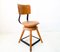 Chaise d'Atelier Pivotante Industrielle Mid-Century 1