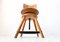 Mid-Century Industrial Swivel Workshop Chair, Immagine 9