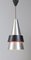 Lámpara colgante Corona Mid-Century Modern de aluminio de Jo Hammerborg para Fog & Mørup, 1963, Imagen 1
