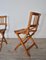 Mid-Century Italian Childrens Folding Chairs from Fratelli Reguitti, Set of 2 5