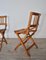 Mid-Century Italian Childrens Folding Chairs from Fratelli Reguitti, Set of 2, Image 5