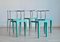 Vintage Italian Plastic and Metal Living Room Set by Philippe Starck for Kartell, Set of 5, Image 1