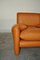 Vintage Italian Cognac Leather Lounge Chairs, 1970s, Set of 2, Image 4