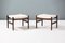 Rosewood and Boucle Stools from Spøttrup, 1960s, Set of 2 1