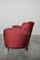 Mid-Century Italian Red and Gold 3-Seater Sofa by Paolo Buffa, 1950s, Image 5