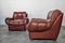 Vintage Italian Leather Sofas, 1970s, Set of 2 3