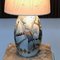 Swedish Glazed Ceramic Table Lamp by Marian Zawadzki for Tilgmans Keramik, 1957 20