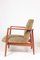 Teak and Velvet Lounge Chairs from C.B. Hansen, 1950s, Set of 2 6