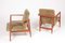 Teak and Velvet Lounge Chairs from C.B. Hansen, 1950s, Set of 2 4