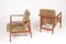 Teak and Velvet Lounge Chairs from C.B. Hansen, 1950s, Set of 2, Image 4