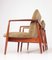 Teak and Velvet Lounge Chairs from C.B. Hansen, 1950s, Set of 2 12