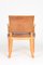 Mid-Century Danish Patinated Leather Armchair from Fritz Hansen, 1940s, Image 4