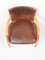 Mid-Century Danish Patinated Leather Armchair from Fritz Hansen, 1940s, Image 9