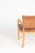 Mid-Century Danish Patinated Leather Armchair from Fritz Hansen, 1940s 5