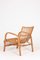 Mid-Century Danish Bamboo and Elm Lounge Chair from Wengler, 1940s 2