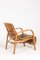 Mid-Century Danish Bamboo and Elm Lounge Chair from Wengler, 1940s, Image 9