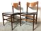 Italian Rosewood Dining Chairs by Gianfranco Frattini, 1960s, Set of 2 12