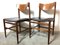 Italian Rosewood Dining Chairs by Gianfranco Frattini, 1960s, Set of 2, Image 12