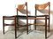 Italian Rosewood Dining Chairs by Gianfranco Frattini, 1960s, Set of 2, Image 2
