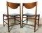 Italian Rosewood Dining Chairs by Gianfranco Frattini, 1960s, Set of 2 5