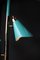 American Turquoise Floor Lamp from Lightolier, 1950s 32